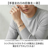 CHRONOM ハングル ツイスト ブレスレッド 通販 ツイストバングル 腕輪 アクセサリー ジュエリー 高級感 カジュアル 普段使い 大人 きれいめ ユニセックス メンズ レディース ギフト