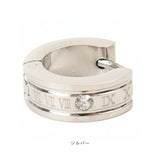 ピアス 片耳用 通販 フープピアス フープ 中折れ メンズ レディース ステンレス 一粒 ストーン ローマ数字 アクセサリー つけっぱなし キャッチレス 男性 女性 贈り物 ギフト