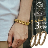 CHRONOM ブレスレット チェーン 通販 ステンレスブレスレット チェーンブレスレット ステンレスチェーンブレスレット ステンレス シンプル アクセサリー クロノム 大人 ユニセックス