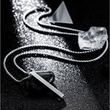 チェーンネックレス スクエアバー シンプル 通販 ネックレスチェーン ペンダント チェーン アクセサリー ステンレス CHRONOM クロノム ステンレス素材 きれいめ メンズ レディース 男性