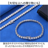 CHRONOM ブレスレット チェーン 通販 チェーンブレスレット テニスブレスレット テニスチェーンブレスレット テニスチェーン アクセサリー ジュエリー キラキラ 高級感 大人 クロノム