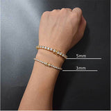 CHRONOM ブレスレット チェーン 通販 チェーンブレスレット テニスブレスレット テニスチェーンブレスレット テニスチェーン アクセサリー ジュエリー キラキラ 高級感 大人 クロノム