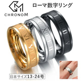 CHRONOM リング ローマ数字リング 通販 指輪 メンズ レディース ローマ数字 回転 ブランド クロノム メンズリング カジュアルリング 男性 女性 おしゃれ シンプル オシャレ 大人