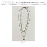 ネックレス シンプル 通販 ペンダント レディース アクセサリー アクセ 2連ネックレス 二連 サイズ調整 レイヤード 重ね付け おしゃれ かわいい 可愛い 大人 きれいめ オフィス 通勤 通学
