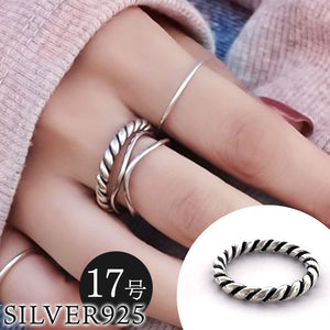 レディース ファッション リング 通販 ファッションリング 指輪 メンズ シルバーリング シルバーアクセサリー シルバー925 アクセサリー ツイストデザイン おしゃれ カジュアル