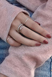 レディース ファッション リング 通販 ファッションリング 指輪 メンズ シルバーリング シルバーアクセサリー シルバー925 アクセサリー ツイストデザイン おしゃれ カジュアル