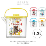 麦茶ポット 耐熱 通販 洗いやすい 冷水筒 ピッチャー 1.2l 熱湯OK お茶 麦茶 水出し 煮出し 兼用  茶こし付き かわいい 水差し お茶用品 SKATER スケーター CM10