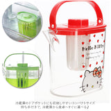 麦茶ポット 耐熱 通販 洗いやすい 冷水筒 ピッチャー 1.2l 熱湯OK お茶 麦茶 水出し 煮出し 兼用  茶こし付き かわいい 水差し お茶用品 SKATER スケーター CM10