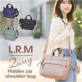 LRM バッグ CMK-1184 通販 ショルダーバッグ トートバッグ 斜めがけバッグ 2way 肩掛け レディース 軽量 軽い 小さめ 小さい かわいい サブバッグ ファスナー付き 旅行 大人 女性 女子