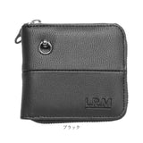 財布 メンズ 二つ折り 小銭入れ付き 通販 L.R.M CMK200683 二つ折り財布 ミニ財布 折り財布 折財布 サイフ さいふ コンパクト 合皮 フェイクレザー 高校生 中学生 男子 男の子 おしゃれ