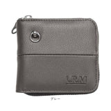 財布 メンズ 二つ折り 小銭入れ付き 通販 L.R.M CMK200683 二つ折り財布 ミニ財布 折り財布 折財布 サイフ さいふ コンパクト 合皮 フェイクレザー 高校生 中学生 男子 男の子 おしゃれ