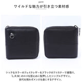 財布 メンズ 二つ折り 小銭入れ付き 通販 L.R.M CMK200683 二つ折り財布 ミニ財布 折り財布 折財布 サイフ さいふ コンパクト 合皮 フェイクレザー 高校生 中学生 男子 男の子 おしゃれ