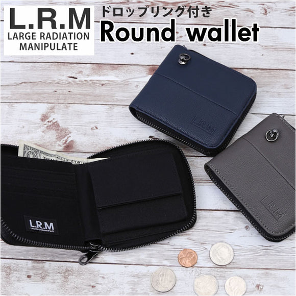 財布 メンズ 二つ折り 小銭入れ付き 通販 L.R.M CMK200683 二つ折り財布 ミニ財布 折り財布 折財布 サイフ さいふ コンパクト 合皮 フェイクレザー 高校生 中学生 男子 男の子 おしゃれ
