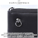 財布 メンズ 二つ折り 小銭入れ付き 通販 L.R.M CMK200683 二つ折り財布 ミニ財布 折り財布 折財布 サイフ さいふ コンパクト 合皮 フェイクレザー 高校生 中学生 男子 男の子 おしゃれ