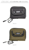 二つ折り財布 box型小銭入れ 通販 L.R.M CMK200705 財布 メンズ 二つ折り 折り財布 サイフ さいふ 小銭入れ付き 折財布 ミニ財布 高校生 中学生 男子 男の子 カラビナ付き おしゃれ