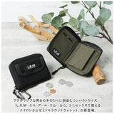 二つ折り財布 box型小銭入れ 通販 L.R.M CMK200705 財布 メンズ 二つ折り 折り財布 サイフ さいふ 小銭入れ付き 折財布 ミニ財布 高校生 中学生 男子 男の子 カラビナ付き おしゃれ