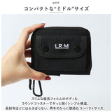 二つ折り財布 box型小銭入れ 通販 L.R.M CMK200705 財布 メンズ 二つ折り 折り財布 サイフ さいふ 小銭入れ付き 折財布 ミニ財布 高校生 中学生 男子 男の子 カラビナ付き おしゃれ