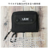二つ折り財布 box型小銭入れ 通販 L.R.M CMK200705 財布 メンズ 二つ折り 折り財布 サイフ さいふ 小銭入れ付き 折財布 ミニ財布 高校生 中学生 男子 男の子 カラビナ付き おしゃれ