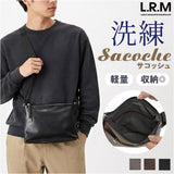 LRM バッグ CMO-1216 サコッシュ 通販 ショルダーバッグ ショルダーバック スマホショルダー スマホポーチ ミニショルダーバッグ 斜めがけバッグ メンズ 小さめ 自転車 合成皮革 合皮