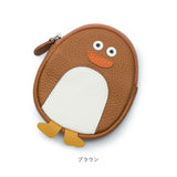 小銭入れ レディース 可愛い 通販 コインケース ミニ財布 お財布 財布 ミニ小さめ 小物入れ ケース 収納 皮革 レザー 動物 アニマル コイン 小銭 かわいい ジッパー コンパクト 楕円形
