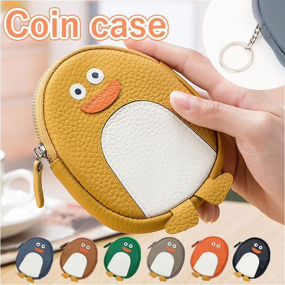 小銭入れ レディース 可愛い 通販 コインケース ミニ財布 お財布 財布 ミニ小さめ 小物入れ ケース 収納 皮革 レザー 動物 アニマル コイン 小銭 かわいい ジッパー コンパクト 楕円形