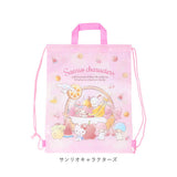 ナップサック 女の子 男の子 通販 体操着入れ 体操服入れ 巾着袋 大 リュック ドラえもん くまのがっこう クロミ マイメロ リラックマ サンリオキャラクターズ すみっコぐらし バッグ