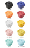 ランチボックス 通販 COCOPOT ミニココット型 弁当箱 2段 2段式 ボウル 鍋型 おしゃれ かわいい 530ml ラウンド 丸型 レンジ対応 どんぶり 食洗機対応 レッド オレンジ イエロー ブルー