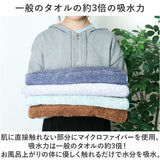 cocochiena ココチエナ スリムバスタオル 通販 バス タオル ハーフバスタオル 洗うほどに膨らむタオル 中厚 へたりにくい 34×120cm おしゃれ シンプル 無地 マイクロファイバー 吸水