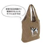 トートバッグ レディース 通販 手提げバッグ トートバック コーデュロイバッグ サブバッグ マザーズバッグ マザーズバック サブバック 肩掛けバッグ アニマル刺繍 軽量軽い アニマル柄