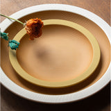 食器 おしゃれ お皿 通販 日本製 正和 木目リムプレートL プレート 皿 丸皿 大皿 カレー皿 パスタ皿 テーブルウェア 食洗機対応 電子レンジ対応 クリーンコート シンプル 木目調 かわいい