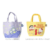 ミニトートバッグ キャラクター 通販 カラーマチ付きバッグ トートバッグ ランチトートバッグ お弁当 キャンバス トートバック ミニバッグ 手提げバッグ 手提げかばん マチ付き かわいい