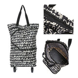 ショッピングカート おしゃれ 通販 折りたたみ キャリーバッグ コンパクト 買い物カート マイバッグ 軽量 軽い カジュアル プチプラ トートバッグ 2way ポリエステル