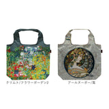 エコバッグ 保冷バッグ 通販 名画エコバッグ クーラーバッグ ショッピングバッグ 買い物バッグ トートバッグ エコバック 簡易保冷 ファスナー付き 折りたたみ コンパクト トートバック