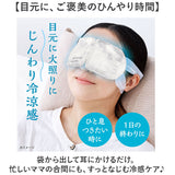 アイマスク 使い捨て 冷感 5枚セット 通販 冷感アイマスク ひんやりアイマスク リラックスグッズ プチギフト 贈り物 PC スマホ 休憩 気分転換 リフレッシュ クールダウン 涼感 クール