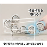 缶ストッカー 冷蔵庫 350ml 通販 キッチンラック ストッカー ラック 缶ビール 缶ジュース コロコロ缶配ストッカー 収納ストッカー ストック 庫内収納 冷蔵庫整理 アイディアグッズ