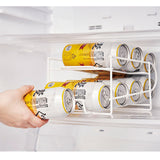 缶ストッカー 冷蔵庫 500ml 通販 キッチンラック ストッカー ラック 缶ビール 缶ジュース コロコロ缶配ストッカー 収納ストッカー ストック 庫内収納 冷蔵庫整理 アイディアグッズ