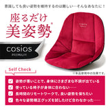 骨盤サポート チェア 姿勢矯正 通販 cosios Premium コシオスプレミアム ボードクッション 座椅子 美姿勢座椅子 骨盤矯正 骨盤座椅子 サポートクッション 男女共用 背筋 骨盤 おしゃれ