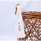 THE AROROG バスケット L ジ・アラログ ネストロー 通販 籠 かご カゴ ネストローバスケット 小物入れ 小物整理 ボックス おもちゃ入れ ランドリー 収納 ラタン 北欧 ナチュラル 持ち手