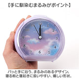 目覚まし時計 時計 キャラクター 通販 置き時計 置時計 ラウンド型クロック ラウンドクロック 目覚し ベル音 ライト付 ラウンド型 アラーム アラーム付き ライト機能 かわいい 可愛い