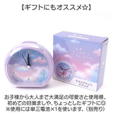 目覚まし時計 時計 キャラクター 通販 置き時計 置時計 ラウンド型クロック ラウンドクロック 目覚し ベル音 ライト付 ラウンド型 アラーム アラーム付き ライト機能 かわいい 可愛い