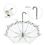 ビニール傘 レディース 通販 グラスファイバー 60cm 雨傘 長傘 プラスチック 折れにくい 傘 ワンタッチ傘 ジャンプ傘 ジャンプ  ワンタッチ 婦人 おしゃれ かわいい グラスファイバー