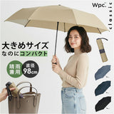 Wpc. 折りたたみ傘 通販 レディース メンズ 晴雨兼用 雨傘 コンパクト 折り畳み 大きめ 98cm classic 仕事 紫外線対策 ワールドパーティ 持ち運び 通勤 通学 ビジネス オフィス おしゃれ