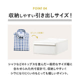 収納ケース 引き出し 通販 クローゼットシステム S 4個組 ライクイット like it 収納 収納ボックス 衣装ケース 幅 32cm 奥行 52cm 衣装ボックス 押し入れ収納 プラスチック 白 ベージュ