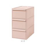 収納ケース 引き出し 通販 クローゼットシステム M 3個組 ライクイット like it 収納 収納ボックス 衣装ケース 幅 32cm 奥行 52cm 衣装ボックス 押し入れ収納 プラスチック 白 ベージュ