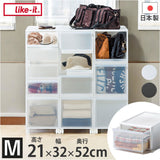 クローゼット収納 引き出し 通販 日本製 押し入れ収納ケース 衣類ケース 衣装ケース スタッキング 収納ボックス Mサイズ 衣類 衣装 おしゃれ シンプル 収納 衣類収納 整理整頓
