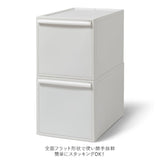 収納ケース 引き出し 通販 クローゼットシステム L 2個組 ライクイット like it 収納 収納ボックス 衣装ケース 幅 32cm 奥行 52cm 衣装ボックス 押し入れ収納 プラスチック 白 ベージュ