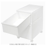 収納ケース 引き出し 通販 クローゼットシステム L 2個組 ライクイット like it 収納 収納ボックス 衣装ケース 幅 32cm 奥行 52cm 衣装ボックス 押し入れ収納 プラスチック 白 ベージュ