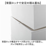 like-it クローゼットシステム ワイド引出し 通販 日本製 収納ケース 引き出し チェスト 衣装ケース 収納ボックス ライクイット CS-WD2 2P ワイド ｍ クローゼット収納 押入れ収納