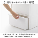 like-it クローゼットシステム ワイド引出し 通販 日本製 収納ケース 引き出し チェスト 衣装ケース 収納ボックス ライクイット CS-WD2 2P ワイド ｍ クローゼット収納 押入れ収納