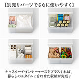 like-it クローゼットシステム ワイド引出し 通販 日本製 収納ケース 引き出し チェスト 衣装ケース 収納ボックス ライクイット CS-WD2 2P ワイド ｍ クローゼット収納 押入れ収納